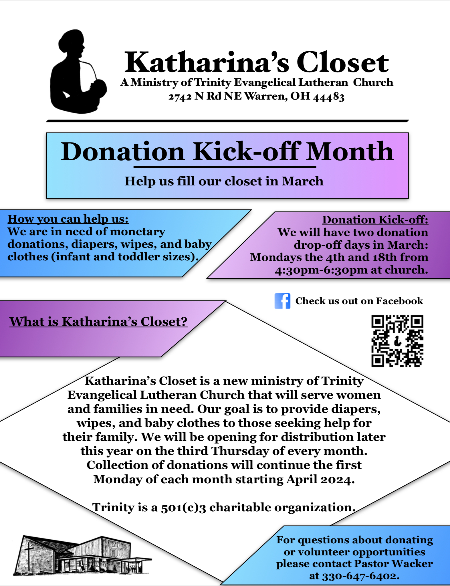 Clothing & Household Items Drive – Trinity Lutheran Church